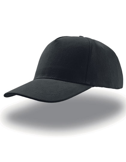 Atlantis Headwear Liberty Five Cap Black
