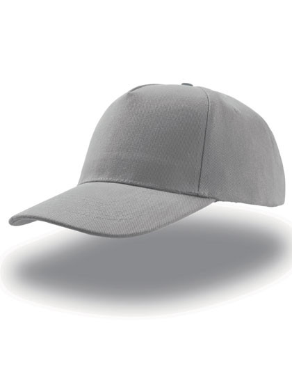 Atlantis Headwear Liberty Five Cap Light Grey