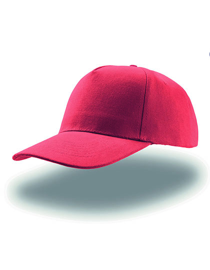 Atlantis Headwear Liberty Five Cap Red