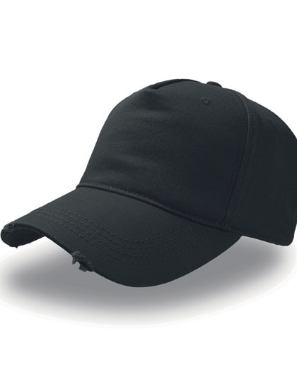 Atlantis Headwear Cargo Cap Black