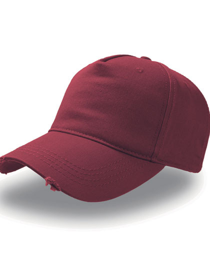 Atlantis Headwear Cargo Cap Burgundy