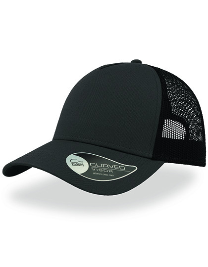 Atlantis Headwear Rapper Cotton Cap Dark Grey