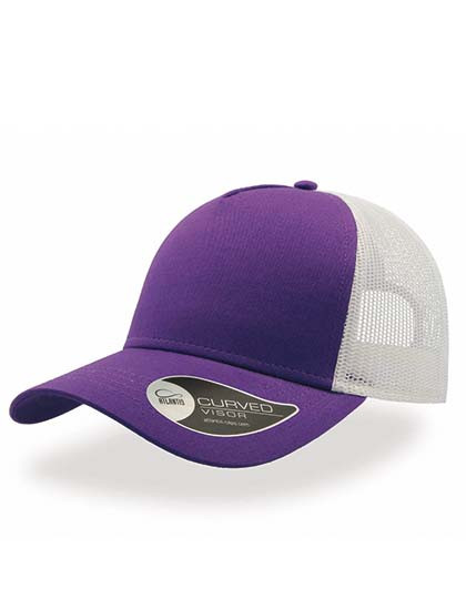 Atlantis Headwear Rapper Cotton Cap Purple