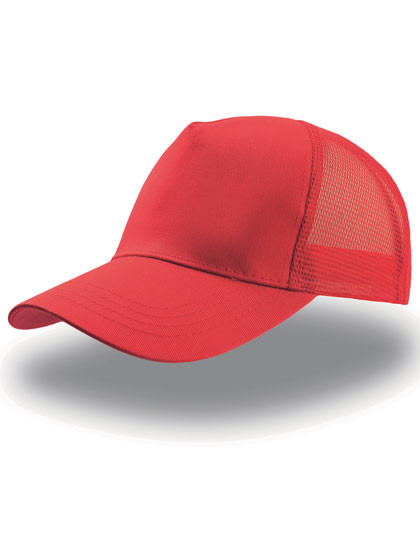Atlantis Headwear Rapper Cotton Cap Red