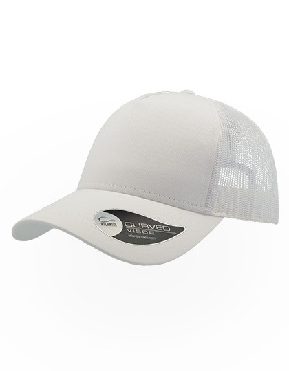 Atlantis Headwear Rapper Cotton Cap White