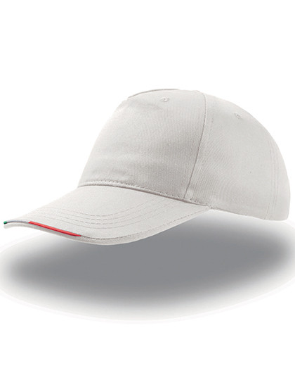 Atlantis Headwear Start Five Italia Cap White