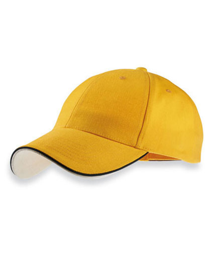 Atlantis Headwear Pilot Piping Sandwich Cap Yellow