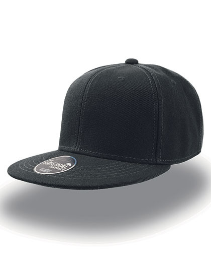 Atlantis Headwear Snap Back Cap Black