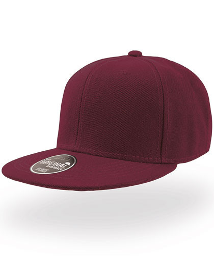 Atlantis Headwear Snap Back Cap Burgundy