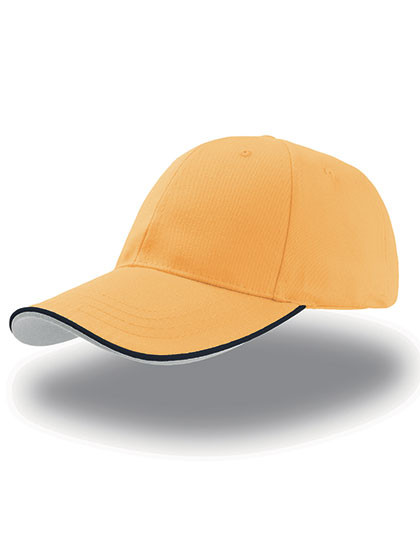 Atlantis Headwear Zoom Piping Sandwich Cap Yellow