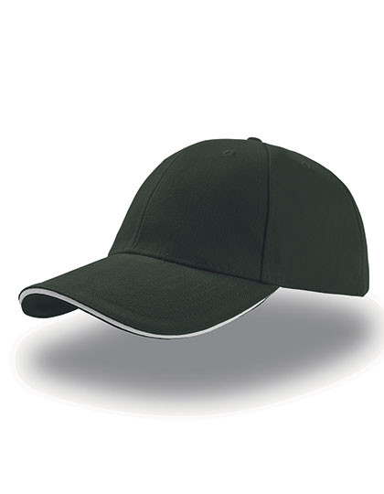 Atlantis Headwear Liberty Sandwich Cap Bottle Green