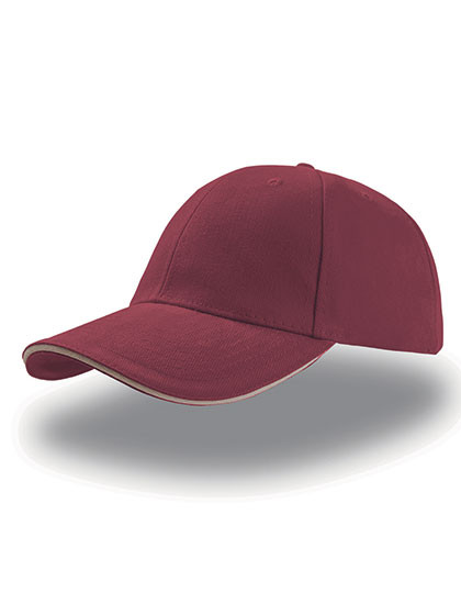 Atlantis Headwear Liberty Sandwich Cap Burgundy