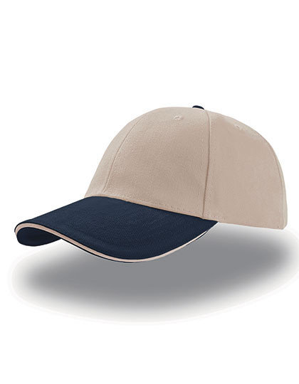 Atlantis Headwear Liberty Sandwich Cap Natural