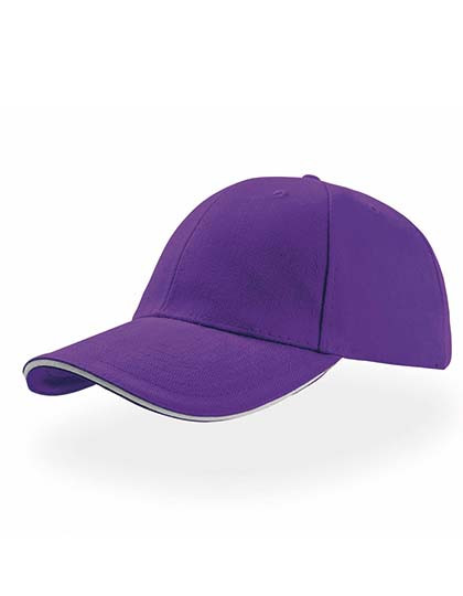 Atlantis Headwear Liberty Sandwich Cap Purple