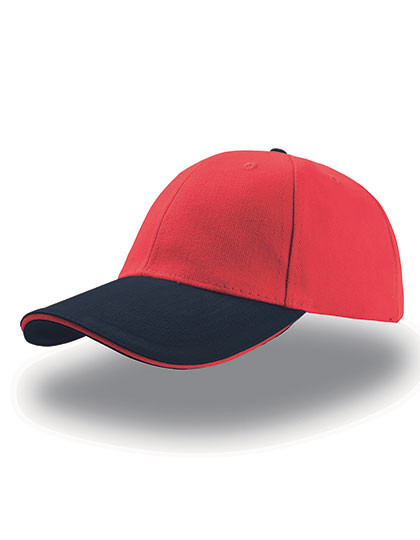 Atlantis Headwear Liberty Sandwich Cap Red