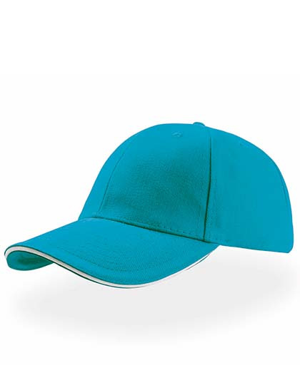 Atlantis Headwear Liberty Sandwich Cap Turquoise