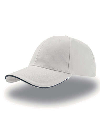 Atlantis Headwear Liberty Sandwich Cap White