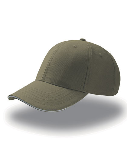 Atlantis Headwear Sport Sandwich Cap Olive