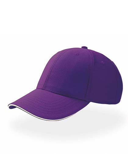 Atlantis Headwear Sport Sandwich Cap Purple
