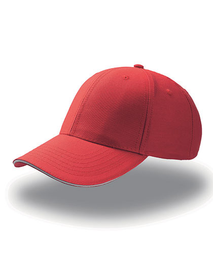 Atlantis Headwear Sport Sandwich Cap Red