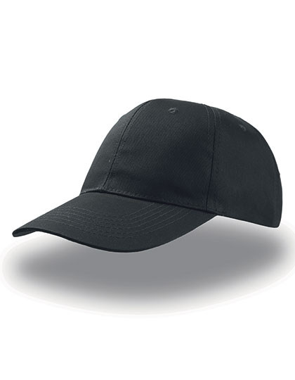 Atlantis Headwear Start Six Cap Black