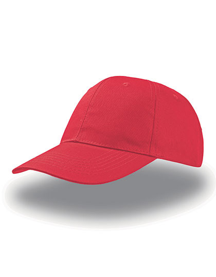 Atlantis Headwear Start Six Cap Red