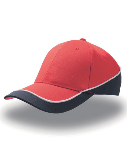 Atlantis Headwear Racing Cap Red