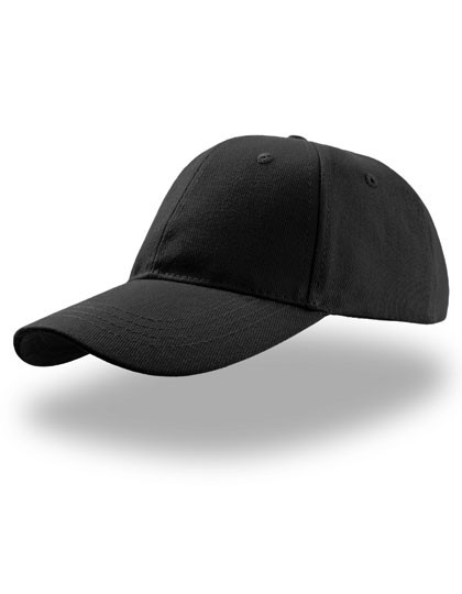Atlantis Headwear Liberty Six Buckle Cap Black