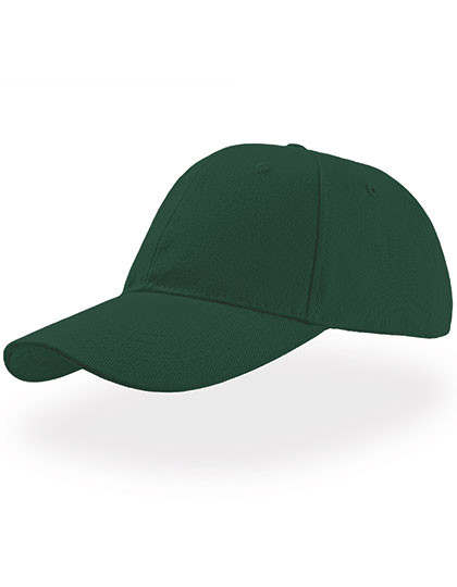 Atlantis Headwear Liberty Six Buckle Cap Bottle Green