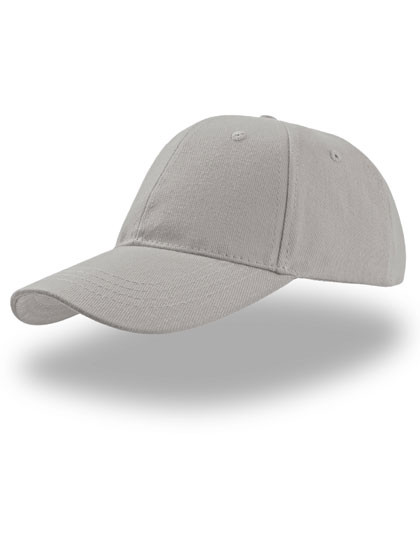 Atlantis Headwear Liberty Six Buckle Cap Light Grey