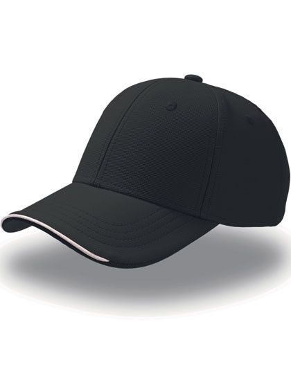 Atlantis Headwear Estoril Cap Black