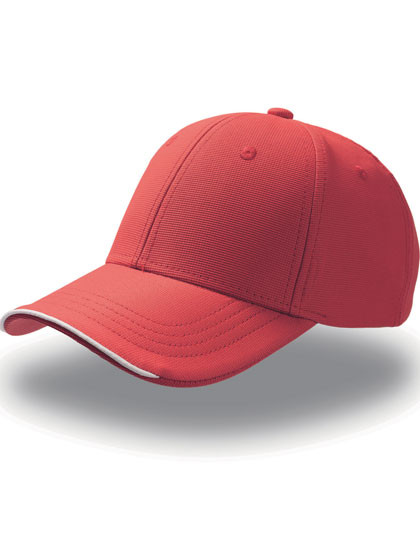 Atlantis Headwear Estoril Cap Red