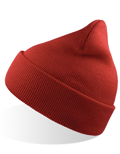 Atlantis Headwear Wind Beanie Off Red
