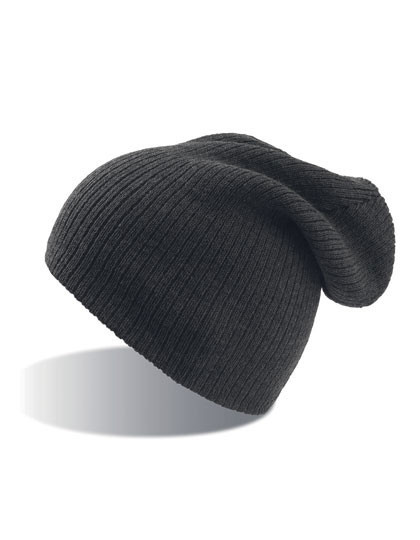Atlantis Headwear Brad Beanie Black Melange