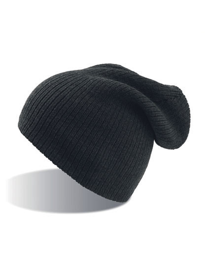 Atlantis Headwear Brad Beanie Black Solid