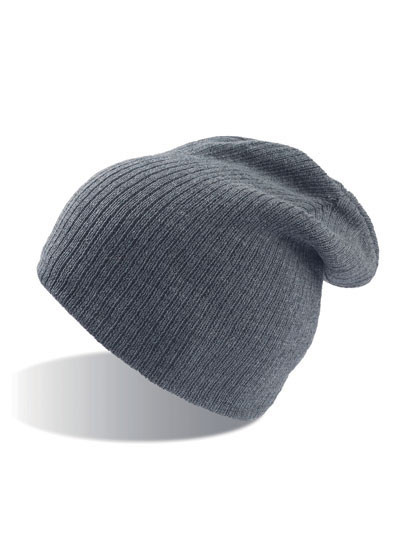 Atlantis Headwear Brad Beanie Grey Melange