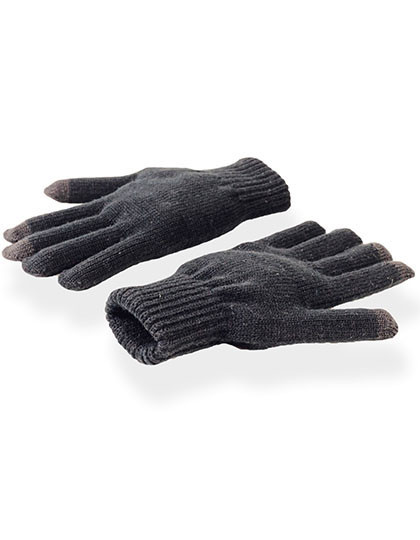 Atlantis Headwear Gloves Touch Grey