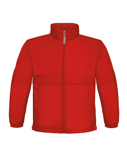 B&C COLLECTION Kids´ Jacket Sirocco Red