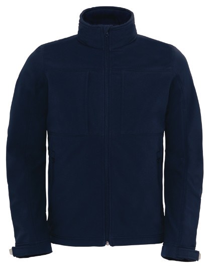 B&C COLLECTION Men´s Hooded Softshell Navy