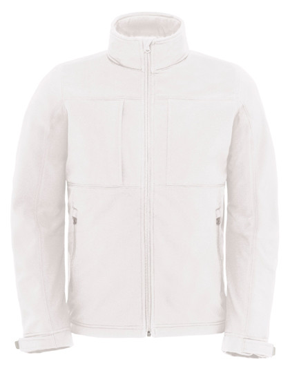 B&C COLLECTION Men´s Hooded Softshell White