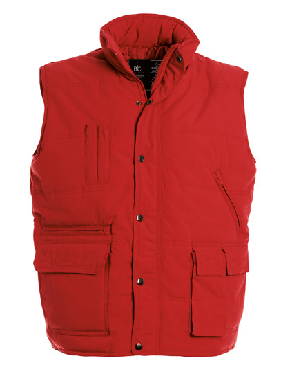 B&C COLLECTION Unisex Bodywarmer Explorer Red