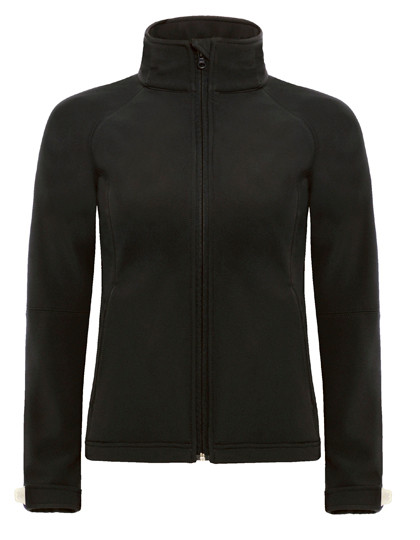 B&C COLLECTION Women´s Hooded Softshell Black