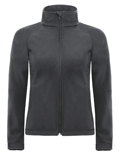 B&C COLLECTION Women´s Hooded Softshell Dark Grey (Solid)