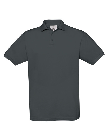 B&C BE INSPIRED Unisex Polo Safran Dark Grey (Solid)