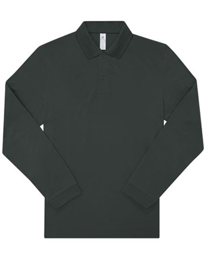 B&C BE INSPIRED My Polo 180 Long Sleeve Dark Forest
