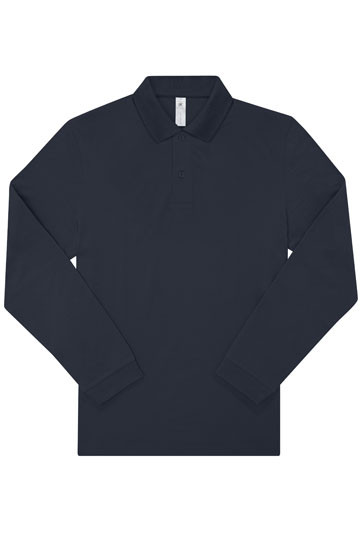B&C BE INSPIRED My Polo 180 Long Sleeve Navy