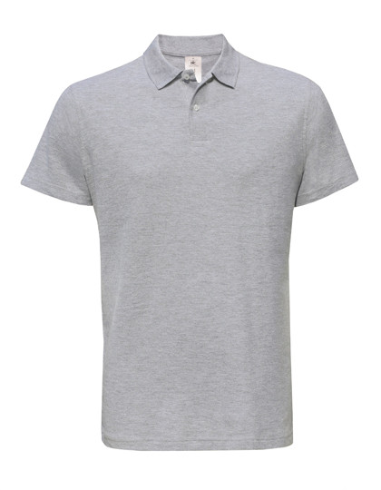 B&C BE INSPIRED Unisex Polo ID.001 Heather Grey