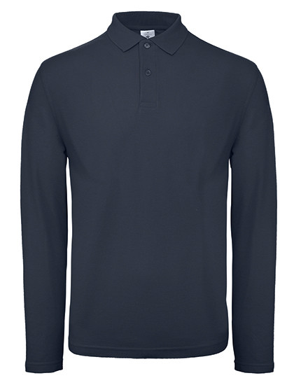 B&C BE INSPIRED Men´s Long Sleeve Polo ID.001 Navy