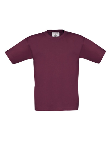B&C BE INSPIRED Kids´ T-Shirt Exact 150 Burgundy