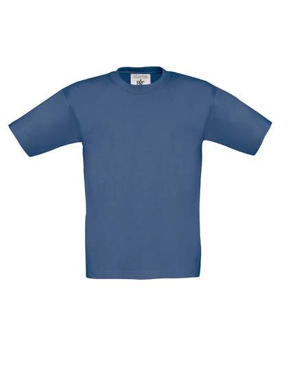 B&C BE INSPIRED Kids´ T-Shirt Exact 150 Denim